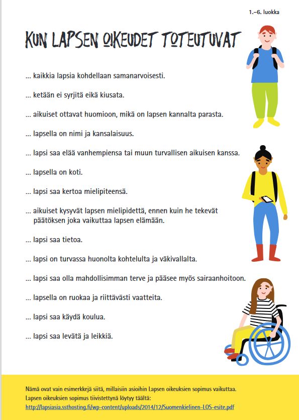 Lapsen Oikeudet Lyhyesti Lapsen Oikeudet Lyhyesti